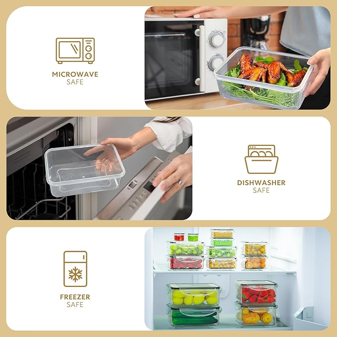 50-Piece Food Storage Containers - Image 5