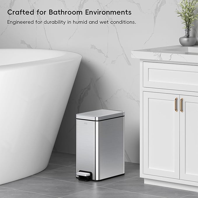 EKO Small Bathroom Trash Can - Image 7