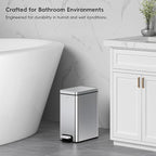 EKO Small Bathroom Trash Can - Image 7