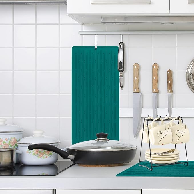 Dish Drying Mats, Heat-resistant Silicone Mat - Image 7