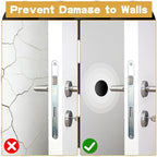 JULBEAR Door Stopper Wall Protector, Door Knob Stoppers - Image 5