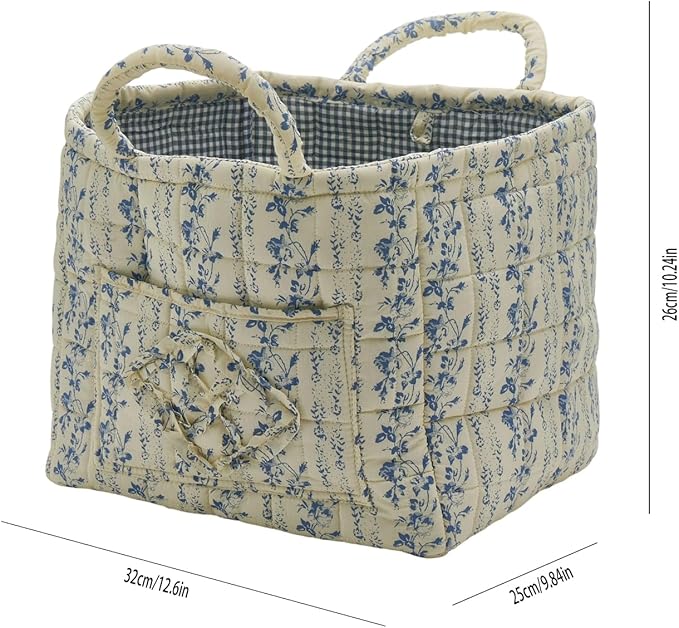 Quilted Fabric Storage Basket - Image 6