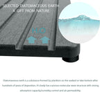 2 PCS Water Absorbent diatomite Coasters, Stone Drying mat - Image 4