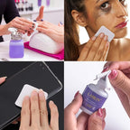 1000Pcs Nail Wipes Lint Free Gel Nail Polish Removers Cotton Pads Eyelash - Image 7