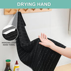SALAS Kitchen Dish Towels, Bulk Cotton Kitchen Hand Towels, 390 GMS Plaid Dish - Image 3