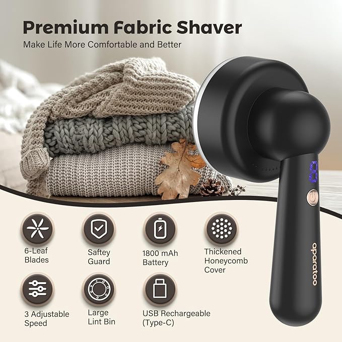 Fabric Shaver Lint Remover, Electric Lint Shaver - Image 2