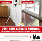 SECURITYMAN 3-in-1 Door Security Bar & Sliding Patio Door Security Bar via - Image 2