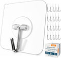 GLUIT Adhesive Wall Hooks for Hanging Heavy Duty 22 lbs Hooks for Walls No by GLUIT