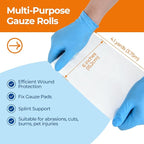 Gauze Rolls Bandages 6" x 4.1yds, Conforming Stretch Gauze Bandage 6 Inch - Image 4