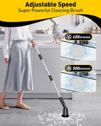 Electric Spin Scrubber for Cleaning Bathroom, Shower Scrubber Cordless Cleaning - Image 3