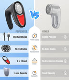 POPCHOSE Fabric Shaver, Rechargeable Lint Remover Defuzzer Sweater Shaver - Image 3