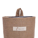 4 Pack Wall Hanging Storage Bags Hanging Storage Bags Cotton Linen Storage - Image 8