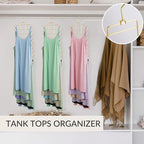 ZEDODIER 4 Pack Tank Top Hanger Space Saving, Bra Hangers - Image 4