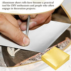 Yaocom 150 Packs Aluminum Metal Crafts DIY Foil 6 Inch x 6 Inch x 0.07 mm Thick - Image 7