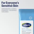 Cetaphil Face and Body Wipes, Gentle Skin Cleansing Cloths, Twin Pack, - Image 7