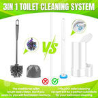 KOKL 2 Pack Disposable Toilet Brush - Image 3