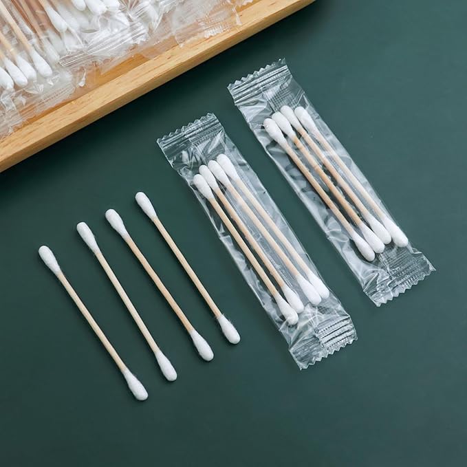 200 Pack Cotton Swabs, Individually Wrapped Cotton Swab, Individually Wrapped - Image 3