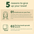 GRANNY SAYS Disposable Face Towels, Face Towelettes Disposable, Biobased Face - Image 3