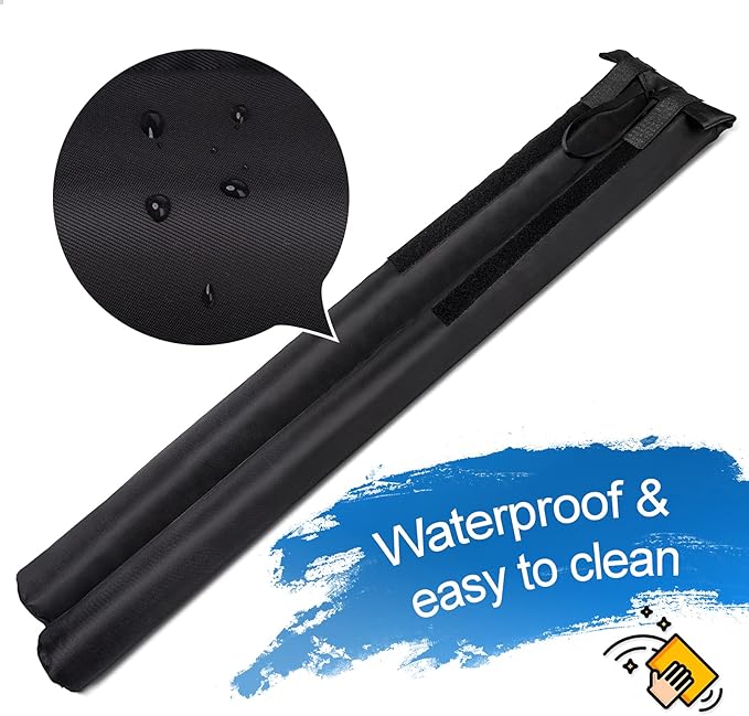 MAXTID Twin Door Draft Blocker Seal Large Door Gap Noise Under Door Draft - Image 8