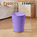 Trash Can - Small Waste basketbin - 2 Gallon- - Image 2