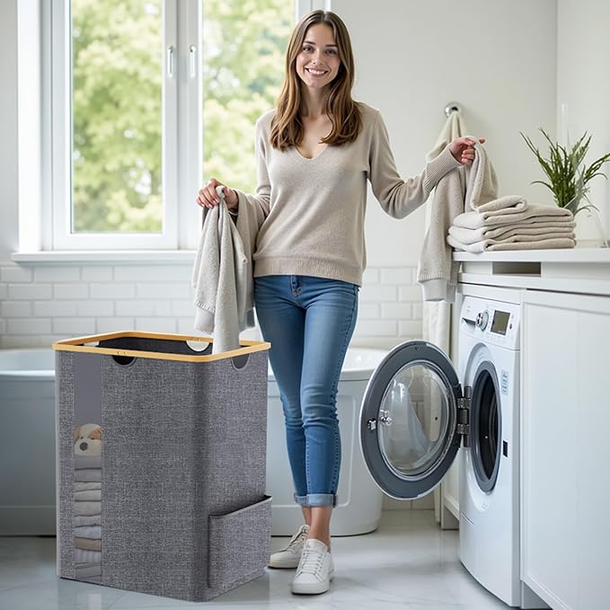 Laundry Basket Clothes Hamper - Image 5