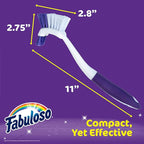 Fabuloso Tile Brush with Spot Scrubber, Long Bathroom Cleaning Brush with - Image 8