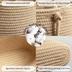 Over the Door Organizer, 3 Tier Hanging Wall Basket Storage - Image 5