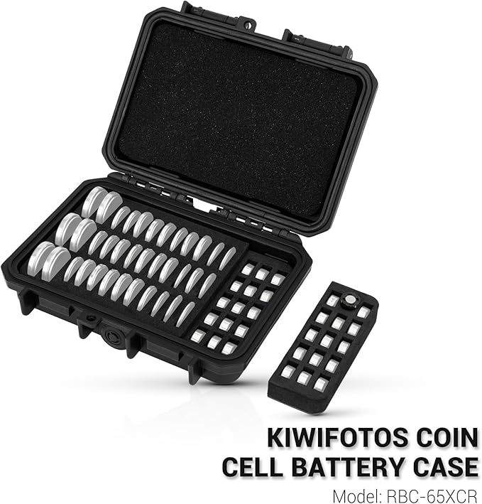 KIWIFOTOS 65 Slots Coin Cell Battery Case - Image 5