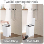 rejomiik Small Bathroom Trash Can - Image 3