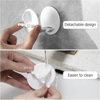 2 Pack Toothbrush Holders for Bathrooms Shower, Wall Mount Toothbrush Organizer - Image 2