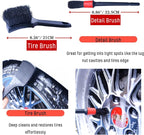 Professional 4 Pack Long Handle Wheel Brush Kit - Image 6