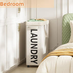 2 Pack Rolling Laundry Basket - Image 7
