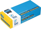 Inspire Black Nitrile Disposable Gloves | 4.5 Nitrile Disposable Safety Medical by Inspire