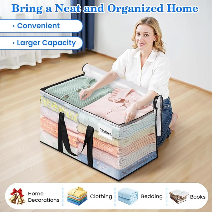 BlissTotes 6-Pack Large Moving Bags - Image 6