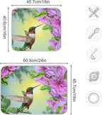 Tarity Hummingbird Flowers Dish Drying Mat - Image 3