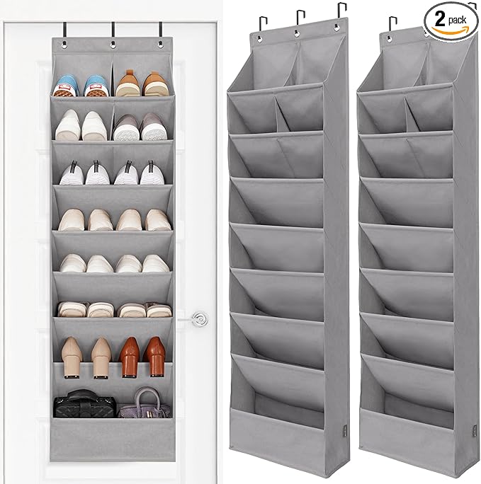 STORAGE MANIAC Over the Door Shoe Organizer Heavy-Duty Large Deep Pocket by STORAGEMANIAC