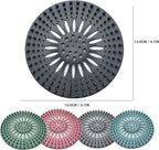 Silicone Drain Hair Catcher 5-Pack – Flexible TPR Drain Strainer & Cover - Image 3