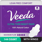Veeda Natural Cotton Night Pads by Veeda