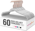 HOUSE DAY Velvet Kids Hangers 60 Pack, Premium Childrens Hangers by HOUSEDAY