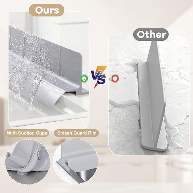 Sink Splash Guard, Non-slip - Image 4