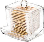 Tbestmax 10oz Qtip Holder Dispenser Big Clear Bathroom Organizer Accessories by Tbestmax