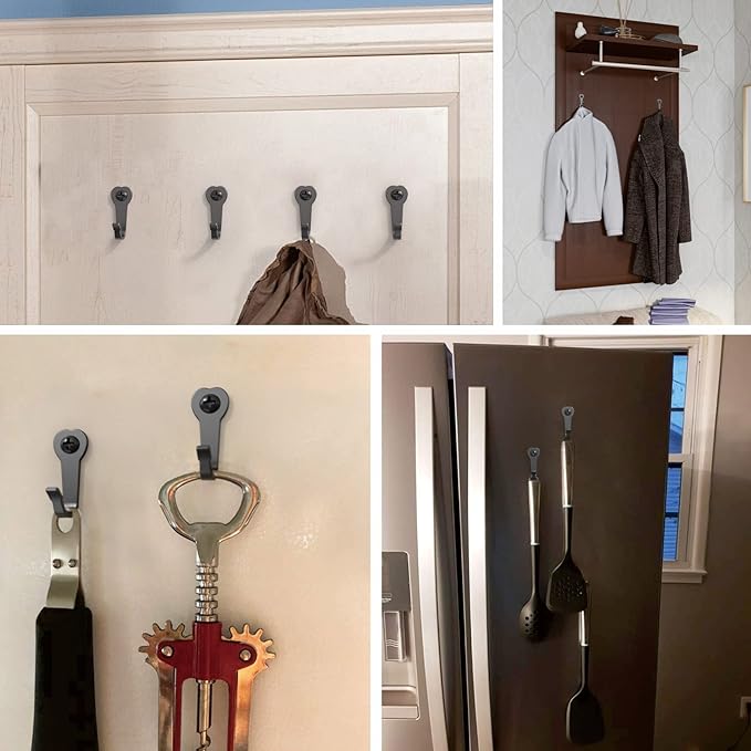 15Pack Heavy Duty Iron Wall Coat Hooks | Mug Hooks - Image 3