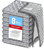 8 PCS Four-Layer Non-Scratch Multipurpose Steel Wire Dishcloths by Wangjinpeng
