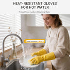 6 Pairs Rubber Cleaning Gloves, Reusable Dishwashing Gloves, Household Dish - Image 4