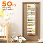 Over The Door Organizer, 6 Shelf Door Hanging Organizers - Image 5