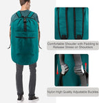 BeeGreen Laundry-Bag-Portable-Backpack, Mars Green Nylon Drawstring -Laundry - Image 6