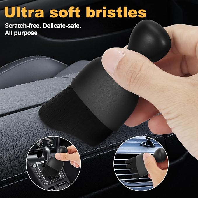 8-Piece Car Interior & Exterior Cleaning Kit - 160g Gel - Image 5