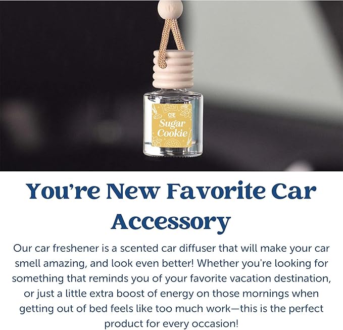 C&E Craft Co Hanging Car Air Freshener Diffuser 2 Pack, Long Lasting Fragrance - Image 3