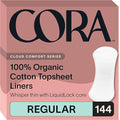 Cora 100% Organic Cotton Topsheet Period Liners by Cora