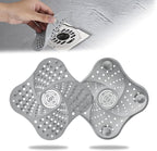 4 Pack Shower Drain Hair Catcher, Premium Silicone Shower Hair Catcher - Image 5